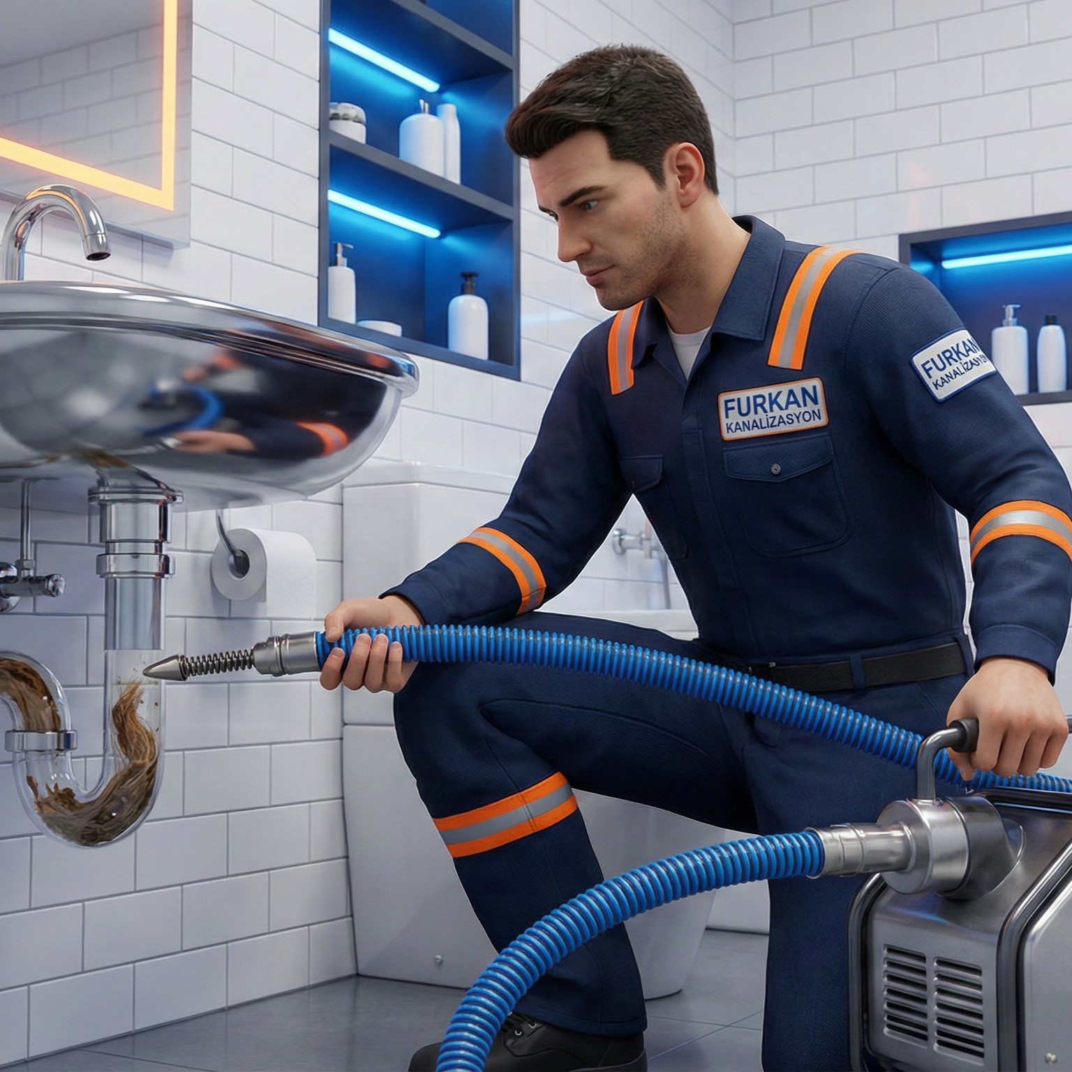 Lavabo Tıkanıklığı Açma hizmeti, Antalya